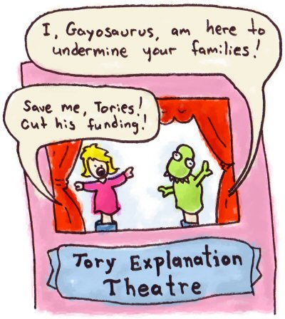 Conservative Explanation Theatre