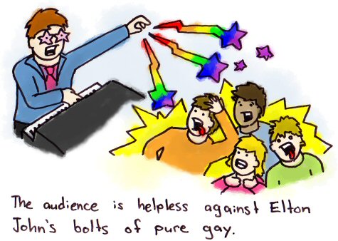 Elton John's Bolts of Pure Gay