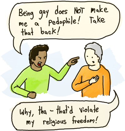 Religious Freedom Violation! Religious Freedom Violation!