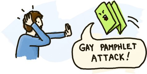 Gay Pamphlet Attack!