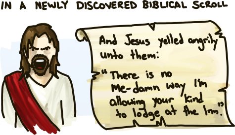 A newly discovered biblical scroll.