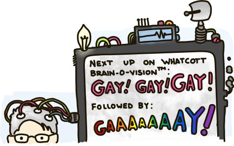 Next up on Whatcott Brain-o-Vision: GAY! GAY! GAY! Followed by: GAAAAAAAAAAAY!