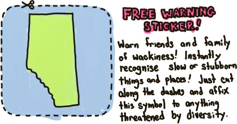 Free Warning Sticker