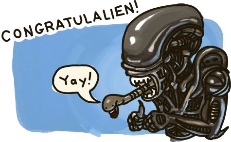 Congratulalien!